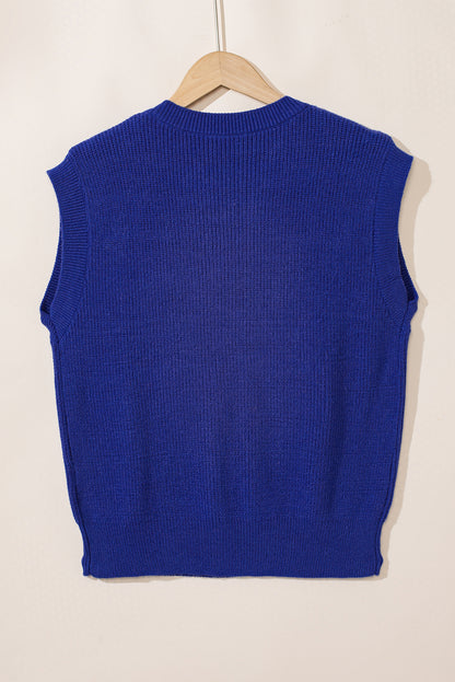 Bonbon Sparkling American Flag Knitted Vest