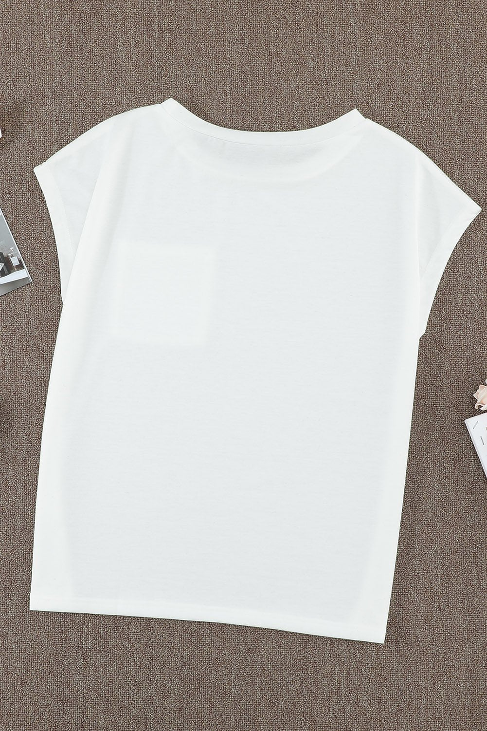 Black Pocketed Tee with Side Slits | Dia&Popo