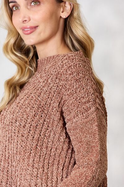 BiBi Tassel Trim Long Sleeve Sweater | Dia&Popo